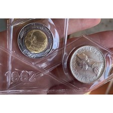 REPUBBLICA ITALIANA 500 LIRE 1992 CARAVELLE E BIMETALLICA FIOR DI CONIO