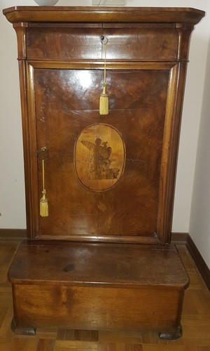Antico inginocchiatoio noce - antico,