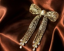 Spilla Lunga Fiocco Farfalla