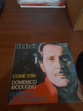 DOMENICO MODUGNO 45 GIRI COME STAI/ QUESTA È  LA FACCIATA B