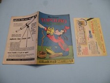 TOPOLINO ALBI DELLA ROSA N.194 MONDADORI 1958 ORIGINALE MOLTO BUONO+CEDOLA ASTRA
