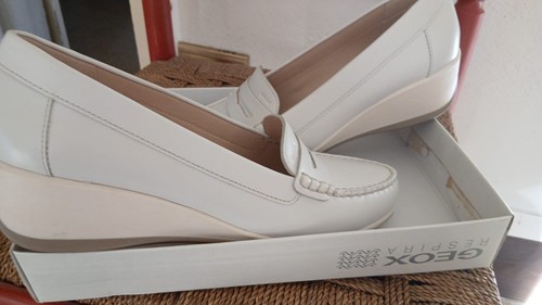 Geox donna scarpe bianche