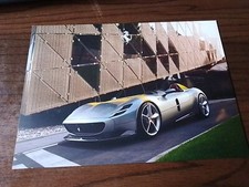 Ferrari  MONZA SP 1  , Card Ufficiale Ferrari ,1*Stampa-FERRARI  ICONA