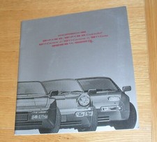 Porsche Range Brochure