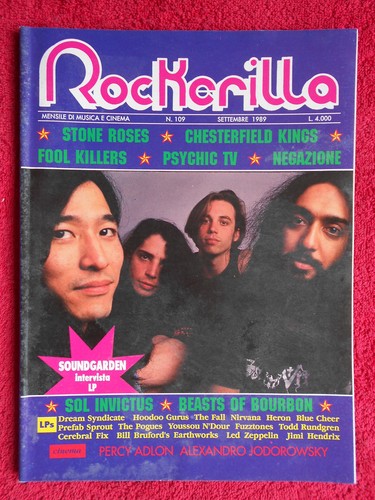 Rivista rockerilla 109 1989 - rivista,