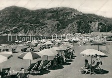 1964 RIVA TRIGOSO La spiaggia Genova cartolina