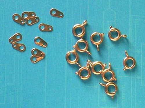Anelli bulloni placcati oro - anelli,