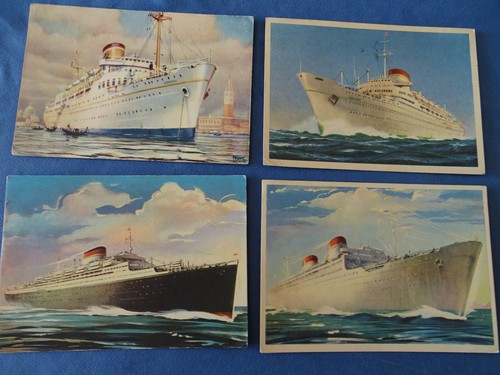 Lotto cartoline navi - lotto,