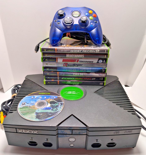 Original xbox console bundle - original,
