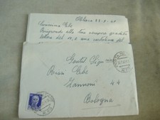 BUSTA E LETTERA "POSTA MILITARE N 59 1940"  DIV. ISONZO AD OBLIZZA-STREGNA-UDINE