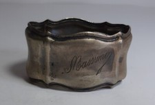 Antique Silver Napkin Tie 800