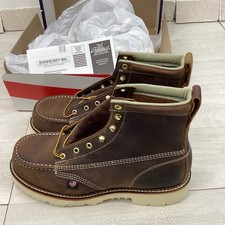 Stivali da lavoro Thorogood American Union Made in USA Moc punta di sicurezza 804-4375 uomo 11D