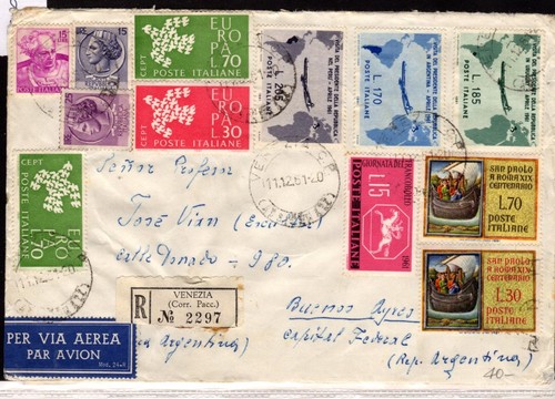 Storia postale raccomandata