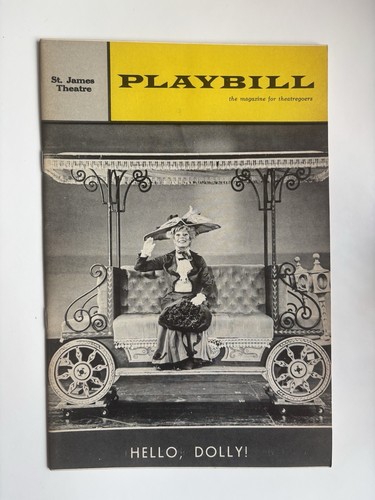 Hello dolly playbill - hello, carol