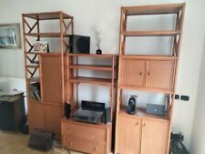 librerie e scaffali usati in legno e bambù