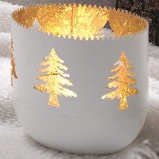 Bicchiere portacandela con