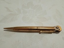 MATITA LAMINATA IN ORO CON ACCENDINO