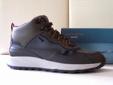 Geox Amphibiox Uomo Terrestre stivaletto pelle cerata+Suede blu/coffee n.43 €160