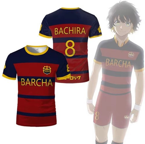 Maglia calcio blu blocco - da,
