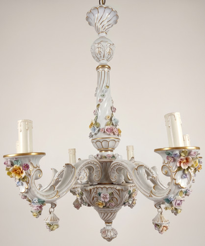 Lampadario capodimonte vintage - capodimonte,