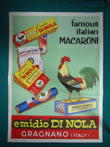 Poster pubblicitario emidio - pubblicitario, di