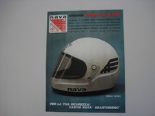 advertising Pubblicità 1974 CASCO NAVA GRANTURISMO