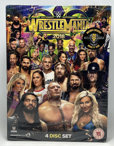 Wwe wrestlemania dvd disc - wwe, 4