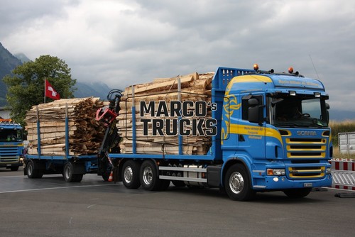 Camion foto scania r560 wood - foto,