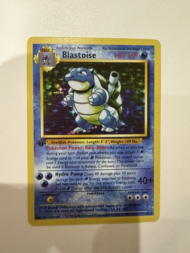 Carta pokemon blastoise - blastoise,