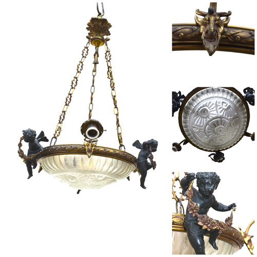 Antico lampadario francese