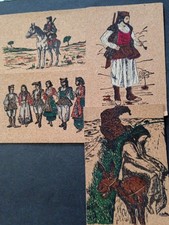 Cartoline di sughero - c),