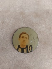 CORRADI  JUVENTUS - DISCHETTO METALLICO FERRERO figurina calcio anni '50 (4867)