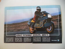 advertising Pubblicità 1990 MOTO BMW K1