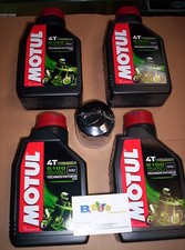 4 LT KIT TAGLIANDO FILTRO OLIO MOTUL 5100 15W50 CAN AM 800 OUTLANDER EFI 2013