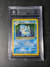 BGS Beckett 9 Blastoise Holo