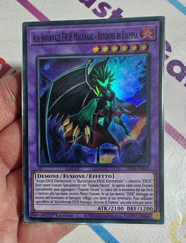 Ala infernale eroe malvagio - infernale,