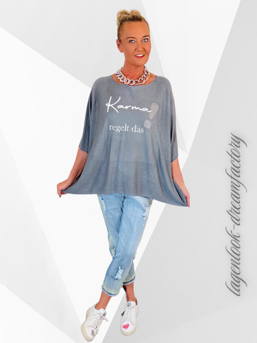 Lagenlook maglione manica - maglione, a