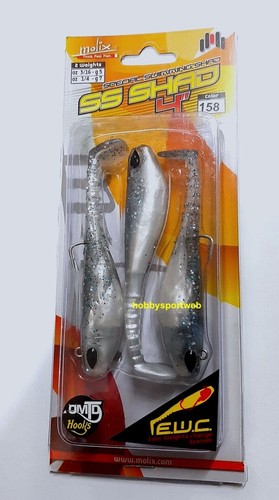 Molix shad 158 smoke - shad,
