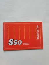 Benelli S 50 Scooter Accensione Elettronica 1988 manuale uso libretto originale