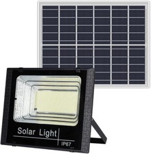 FARO LED CON PANNELLO SOLARE CREPUSCOLARE DA 25W-40W-60W-100W-300W-400W 500