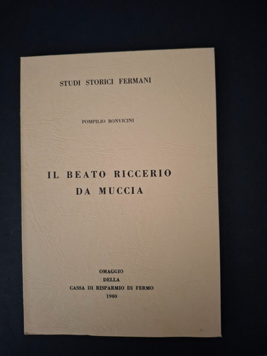 Beato riccerio muccia - da, di
