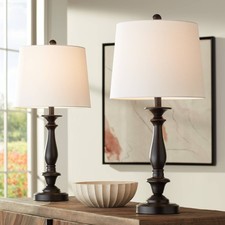 Farmhouse Table Lamps Set of 2