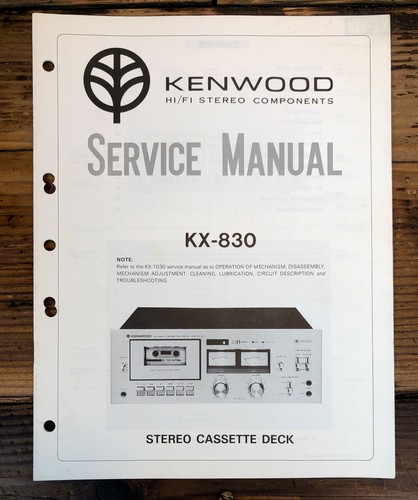 Kenwood 830 cassetta - kx-830,