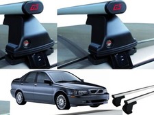 BARRE PORTATUTTO ALLUMINIO PER VOLVO S40 BERLINA ANNO 2007 4 SERRATURE ANTIFURTO