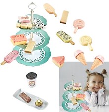 Dolci Giocattolo con Alzatina Pasticcini Gelati Cupcake Biscotti Espositore