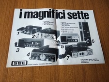 1973 SBE CORONADO CB TRINIDAD SIDEBANGER CATALINA CONSOLE VINTAGE AD PUBBLICITA