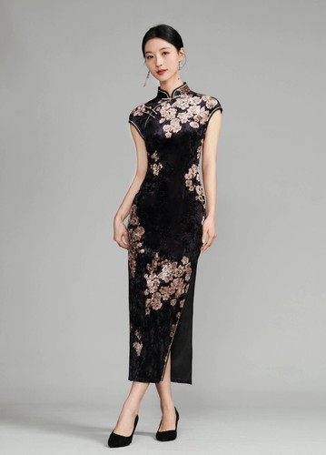 Abito midi donna a23 cinese - midi,