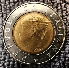 1993 Italian 500 Lire –