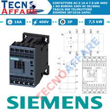 Contattore AC-3P 16A 7,5 kW