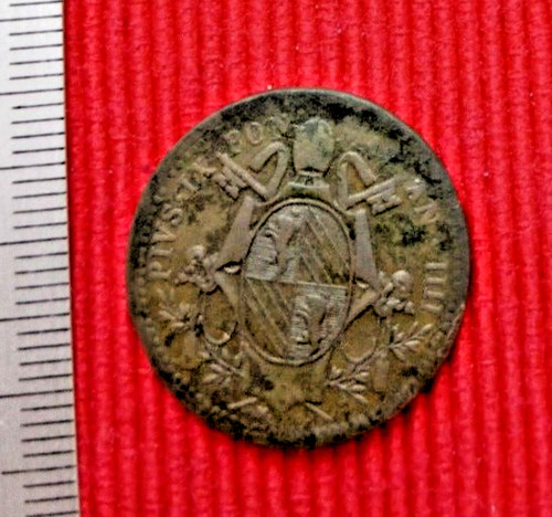 Mezzo baiocco 1849 pio - r-,